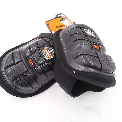 Ergodyne ProFlex 345 Professional Knee Pads, Protective Long Cap, Injected Gel