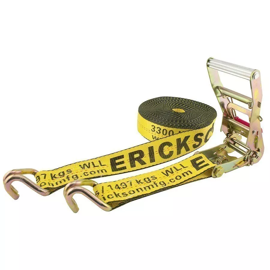 Erickson Ratchet 2" X 30' 10000 lb Double J Hook