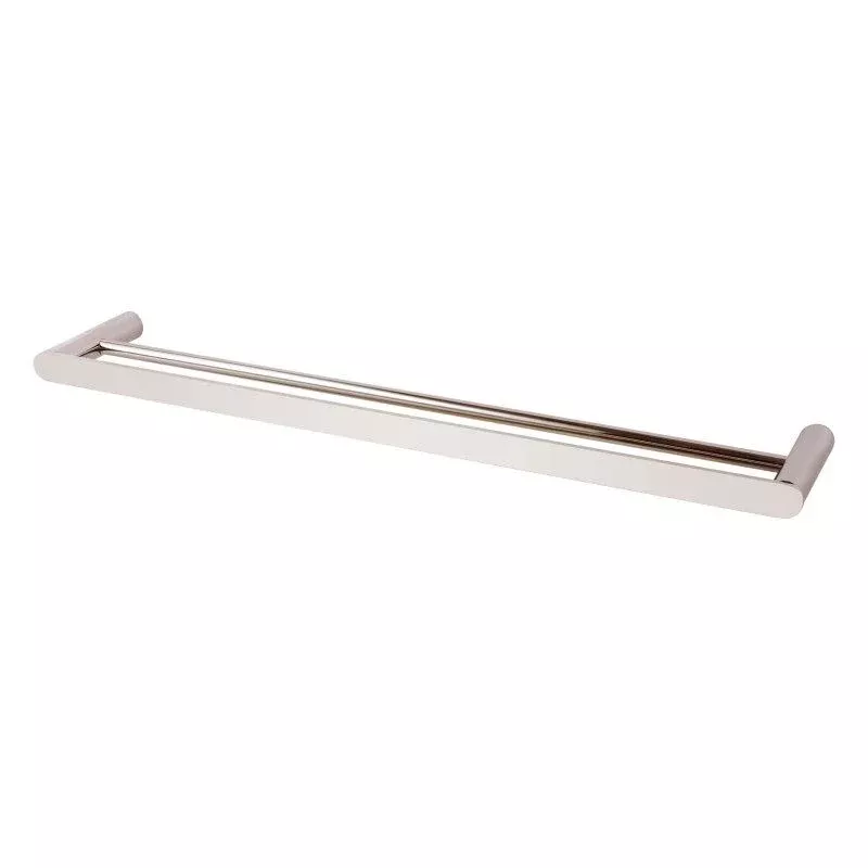 Esperia Brushed Nickel Double Towel Rail 600mm