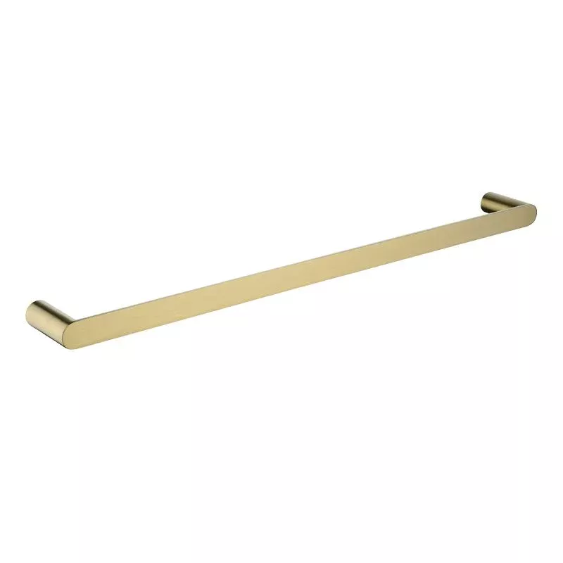 Esperia Brushed Yellow Gold Single Towel Rail 600mm