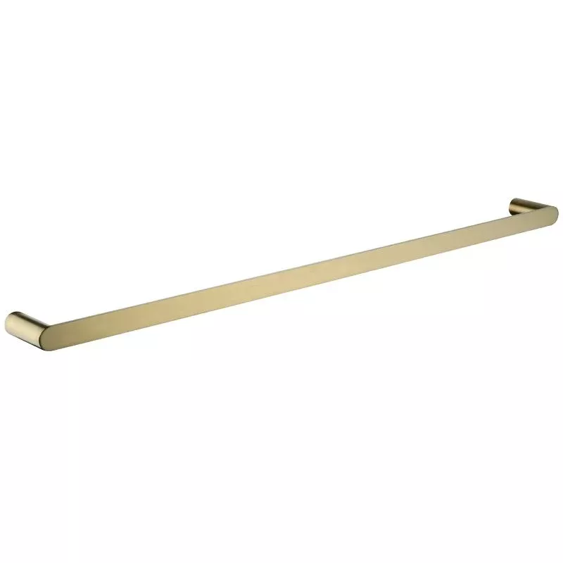 Esperia Brushed Yellow Gold Single Towel Rail 800mm