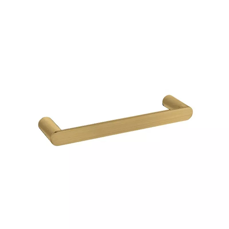 Esperia Solid Brass Brushed Yellow Gold Towel Rail 300mm