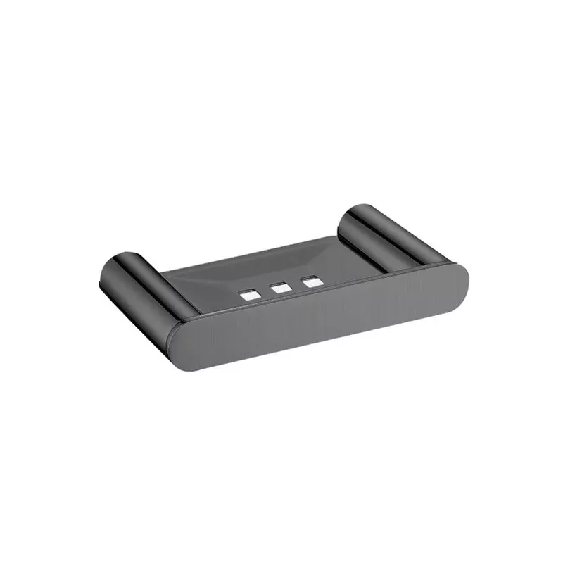 Esperia Solid Brass Gun Metal Grey Soap Dish