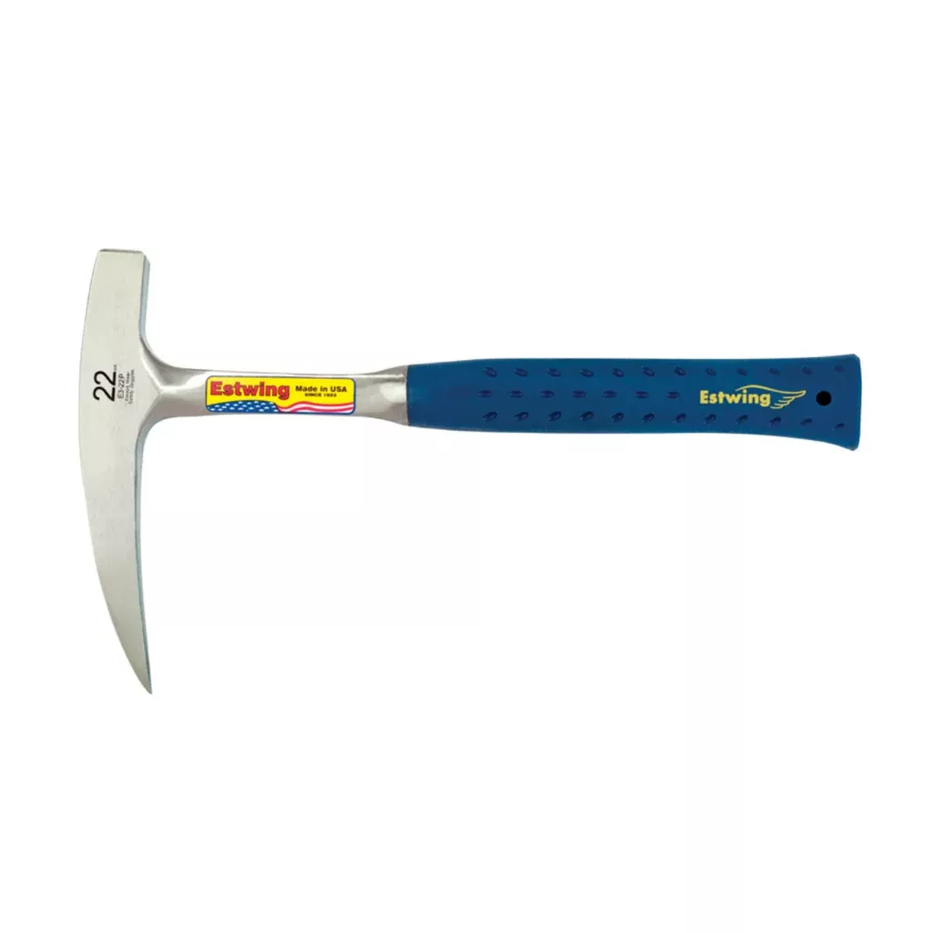 Estwing E3-22P Vinyl Grip Pick Hammer, 22 Oz