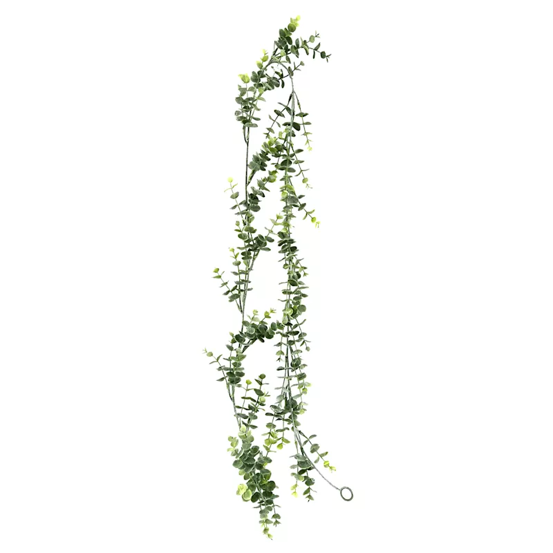 Eucalyptus Coiled Garland, 72"