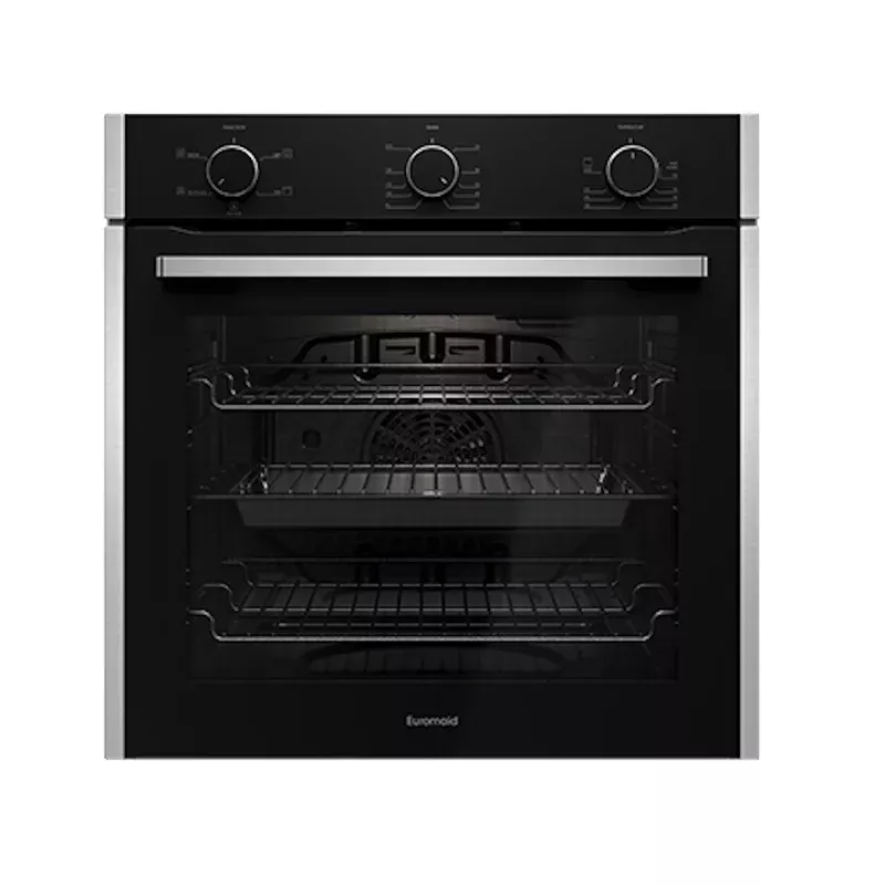 Euromaid 60cm 5F Oven Mech Timer Stainless Steel