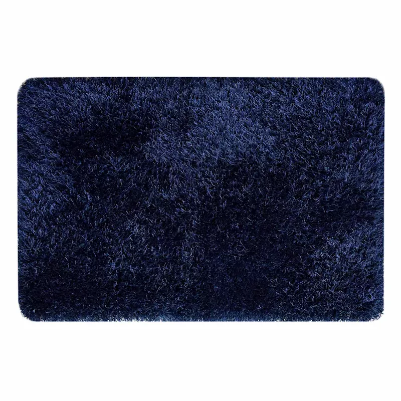 Eve Blue Shag Accent Rug, 27x42