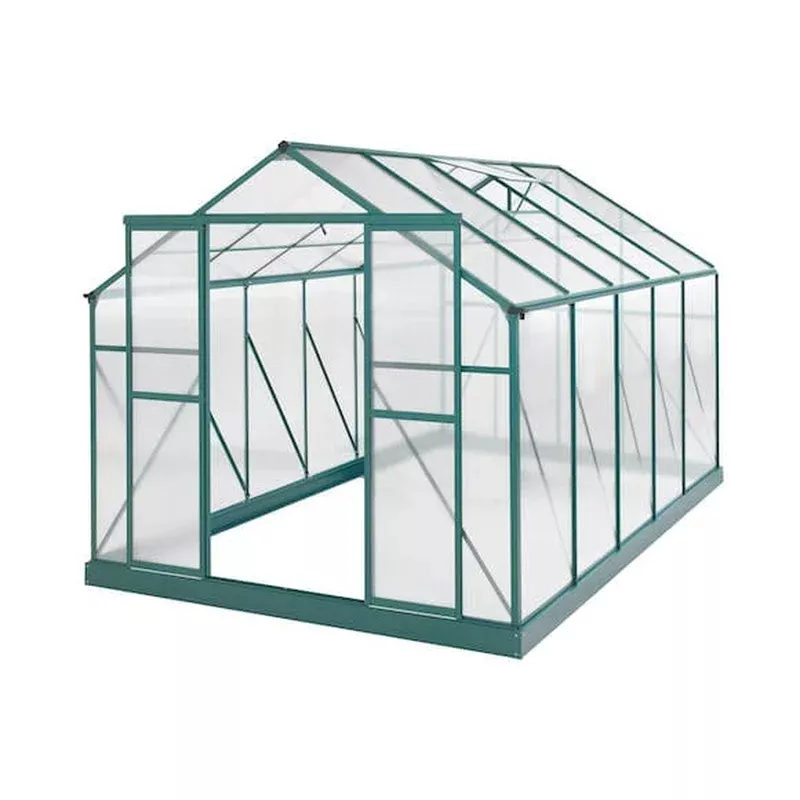 Evergreen Greenhouse 8ft x 12ft Green 6mm