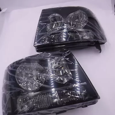 Factory style black headlights for 2007-2014 Chevy Tahoe/Suburban