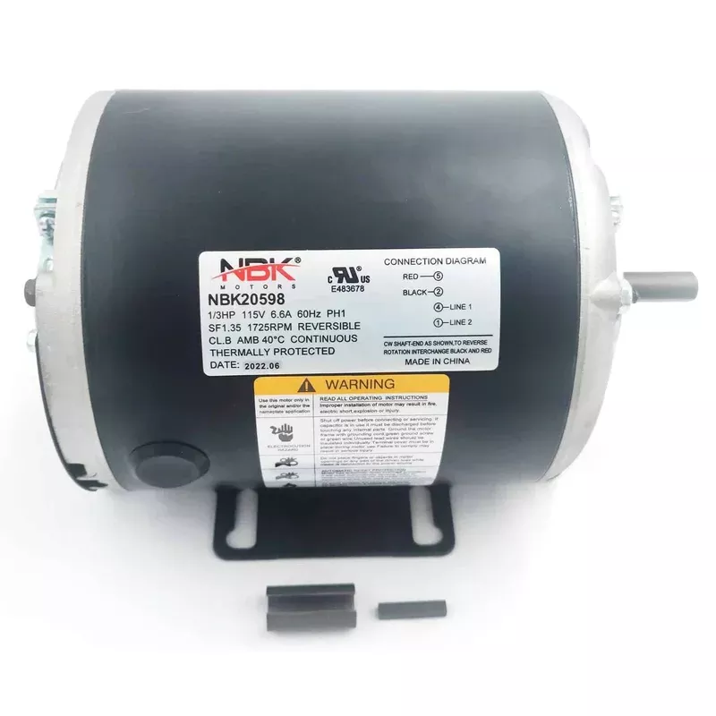 Fan Motor (Self Cooled) 115V 1/3Hp 1725 Rpm | NBK-20598