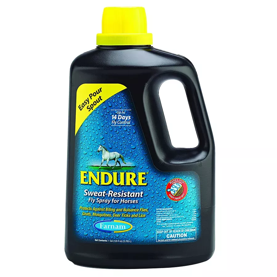 Farnam Endure Sweat Resistant Fly Spray for Horses - 1 gal