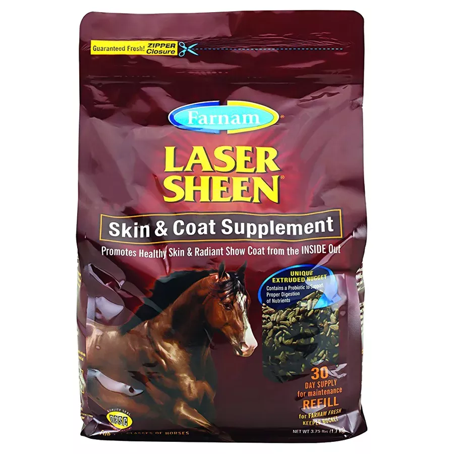 Farnam Laser Sheen Skin and Coat Supplement - 3.75 lb