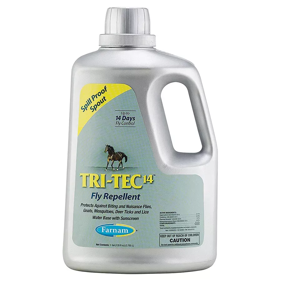 Farnam Tri-Tec 14 Fly Repellent Refill for Horses - 1 gal