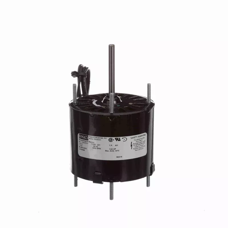 Fasco Motor 1M203 1/40 HP 1-Speed Replacement Motor (3.3″ O.D. CCW Rotation)