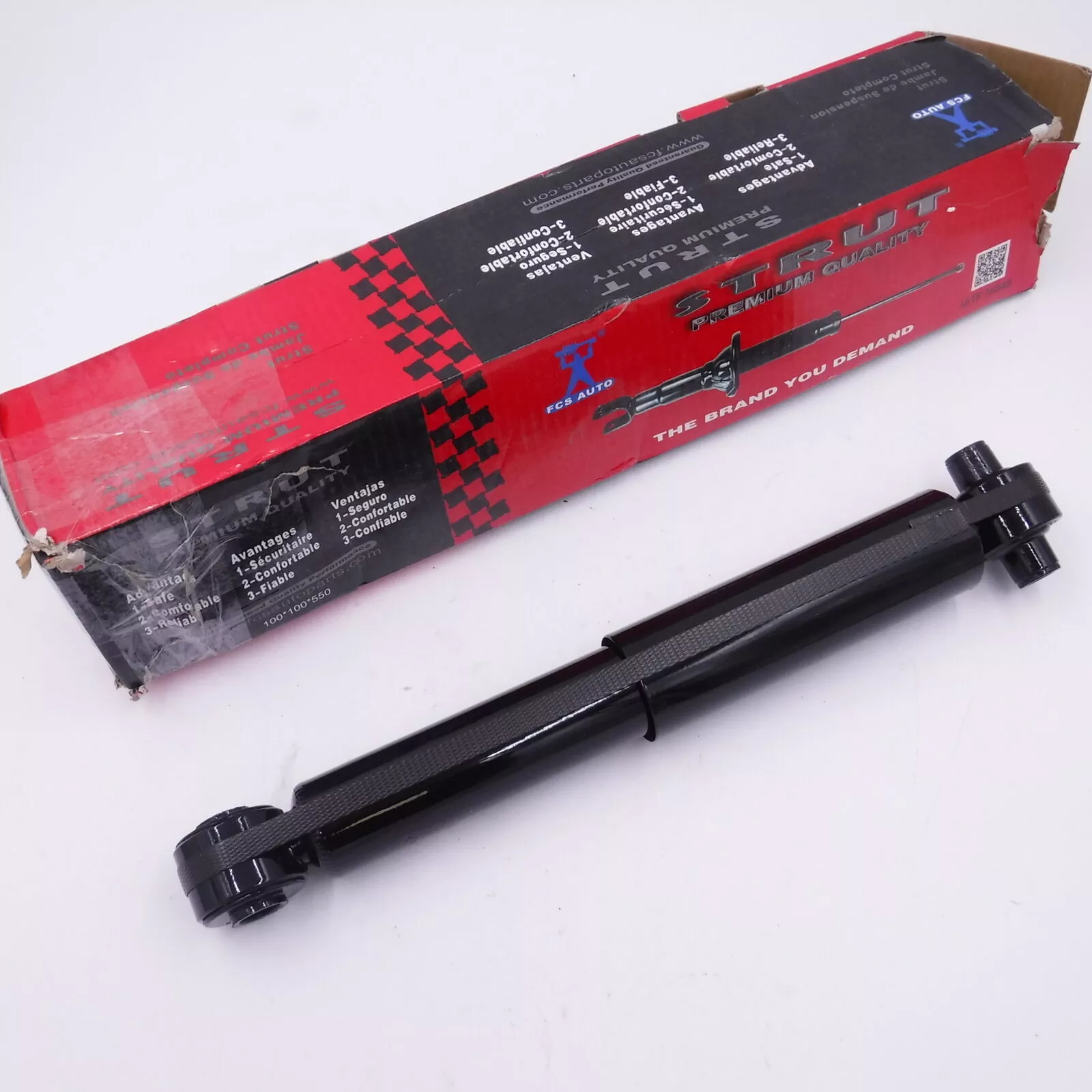 FCS 342950 Rear Bare Shock Absorber for 2008-2019 Toyota Sequoia