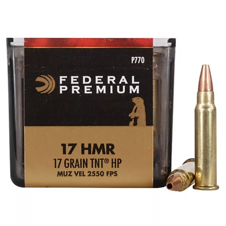 Federal Premium V•Shok 17 HMR Speer TNT Hollow Point Ammunition