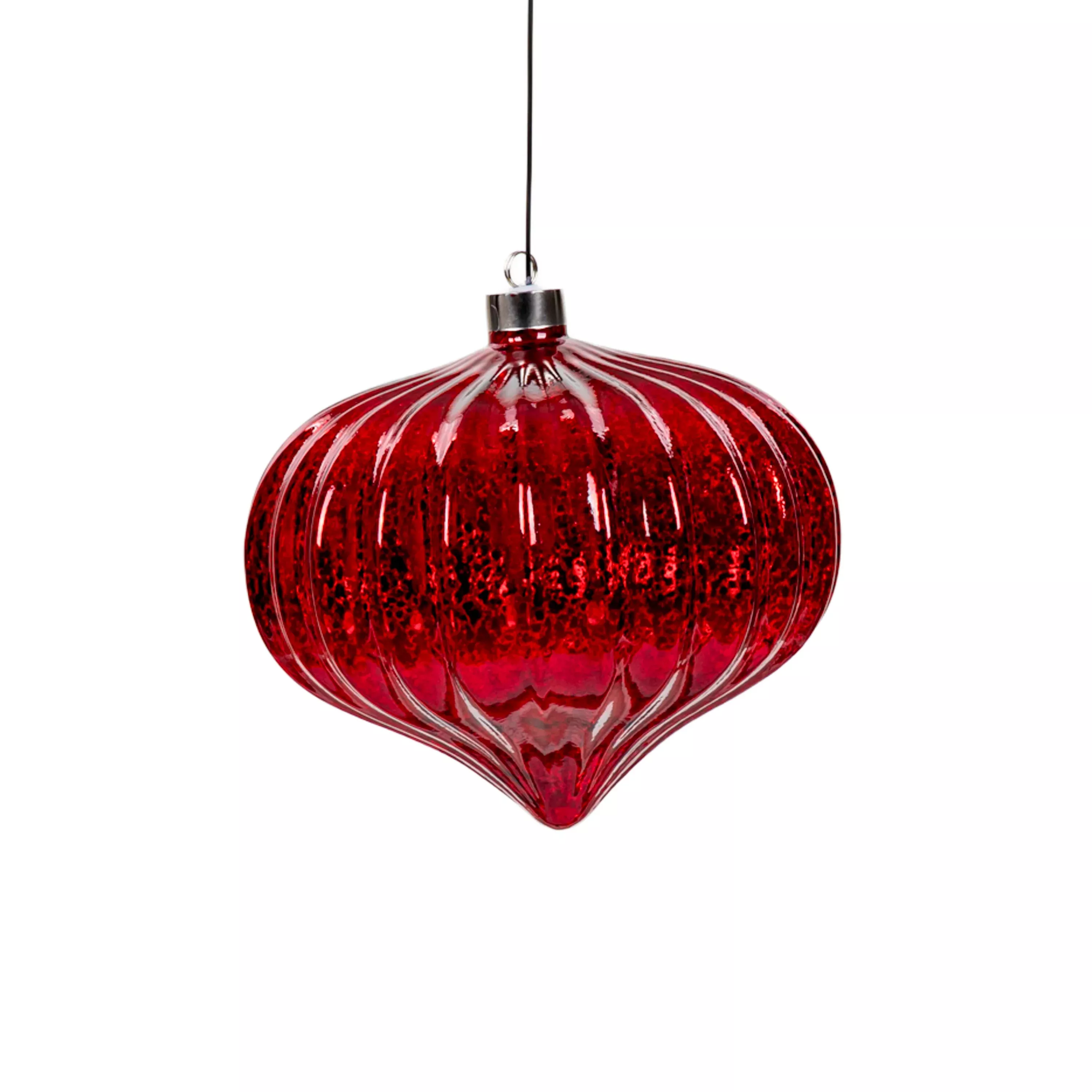 Feels Like the Holidays Hanging Décor, LED, Glass, Star Shape, 7"H