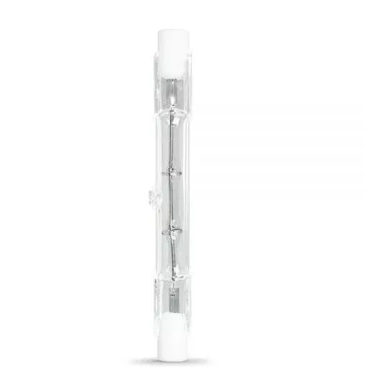 Feit Electric BPQ100T3/CL/S Double Ended Short Halogen Bulb, 100 Watts