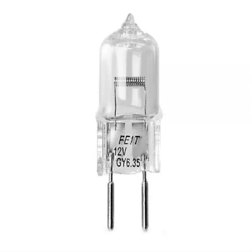 Feit Electric BPQ50T4 Halogen Light Bulb, 50 Watts, 12 Volt