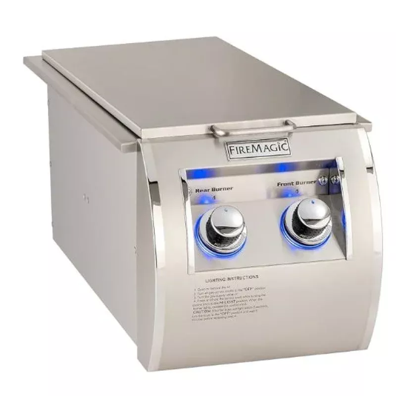 Fire Magic Double Natural Gas Side Burner – Echelon Diamond Style Built-In32815