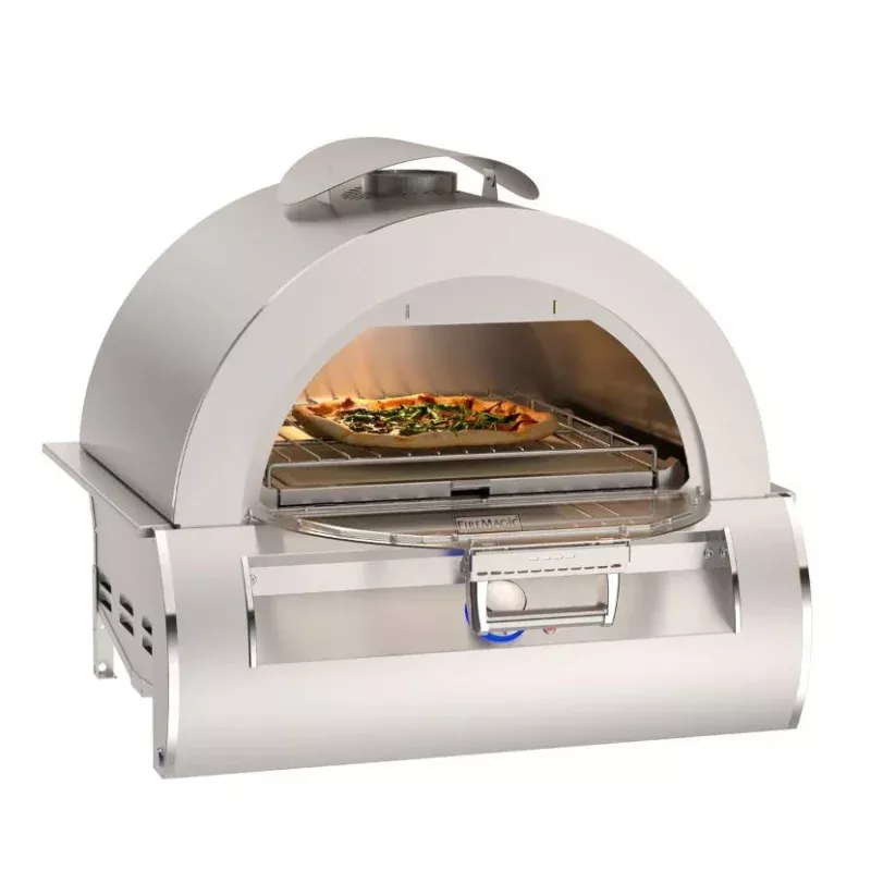 Fire Magic Echelon Diamond Outdoor Kitchen Built-In Natural Gas Pizza Oven 5600