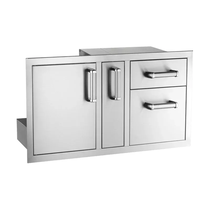 Fire Magic Premium Access Door with Platter Storage & Double Drawer
