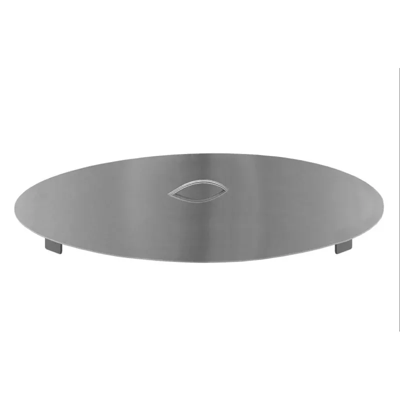 Firegear 22 Round Stainless Steel Lid for 19 fire tables and fire pits LID-19R2