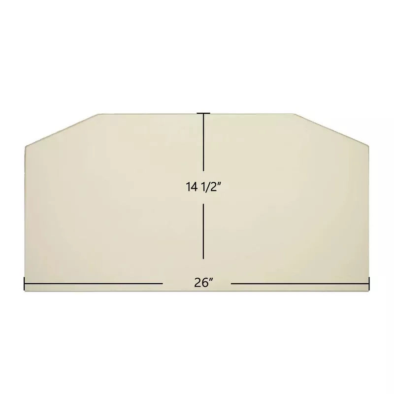 Fireplace Xtrordinair 36 Elite ZC / 36 Elite ZX Ceramic Archtop Door Glass OEM Replacement (26″ x 14 1/2″) | Part #985-00745