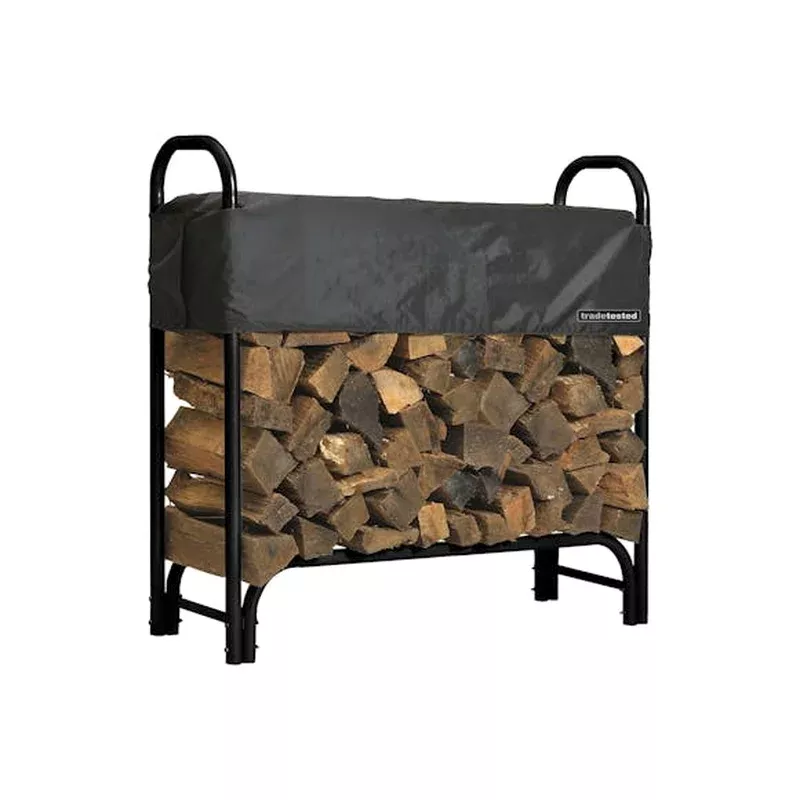 Firewood Rack 1.2m with Cover