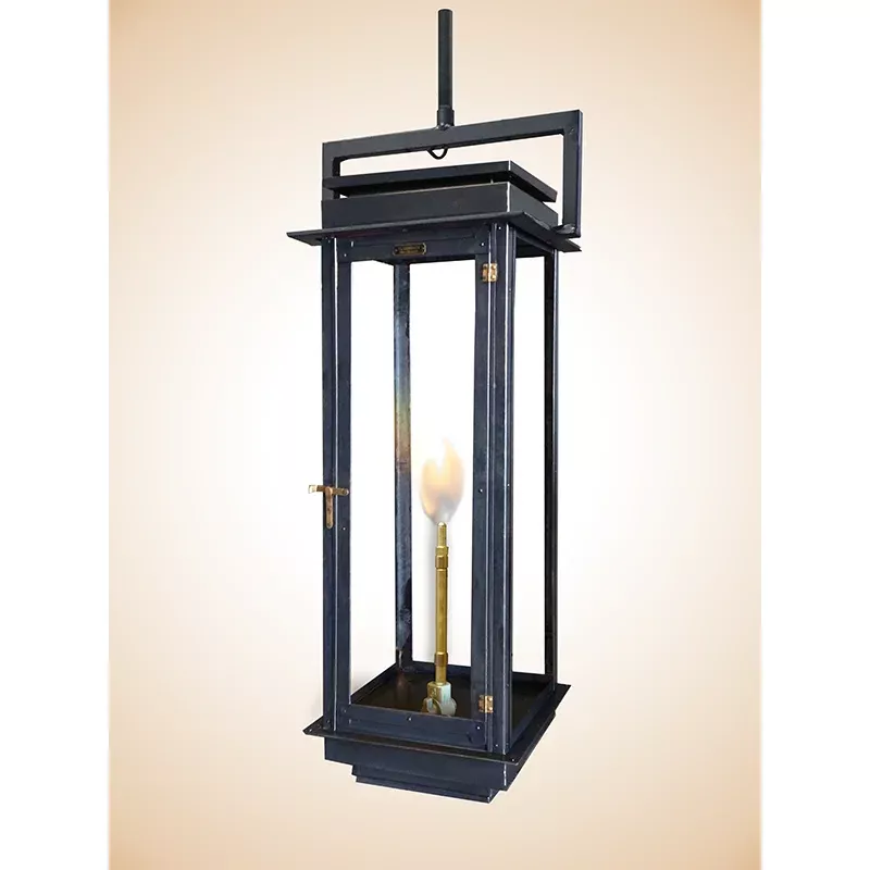 Flambeaux Manhattan Square Yoke Hanging Lamp