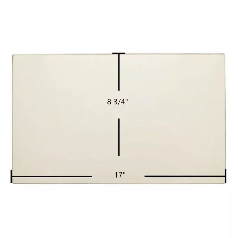 Flame Energy XTD 1.5 / Lieutenant / XLT-II / XVR-II Ceramic Door Glass OEM Replacement (17″ x 8 3/4″) | Part #SE53930-01