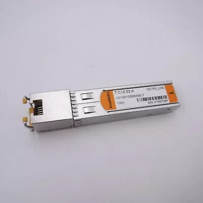 Flexoptic T.C12.02.A 1000BASE-T Copper SFP Transceiver NO RX_LOS 12M – 1.2Gbit/S