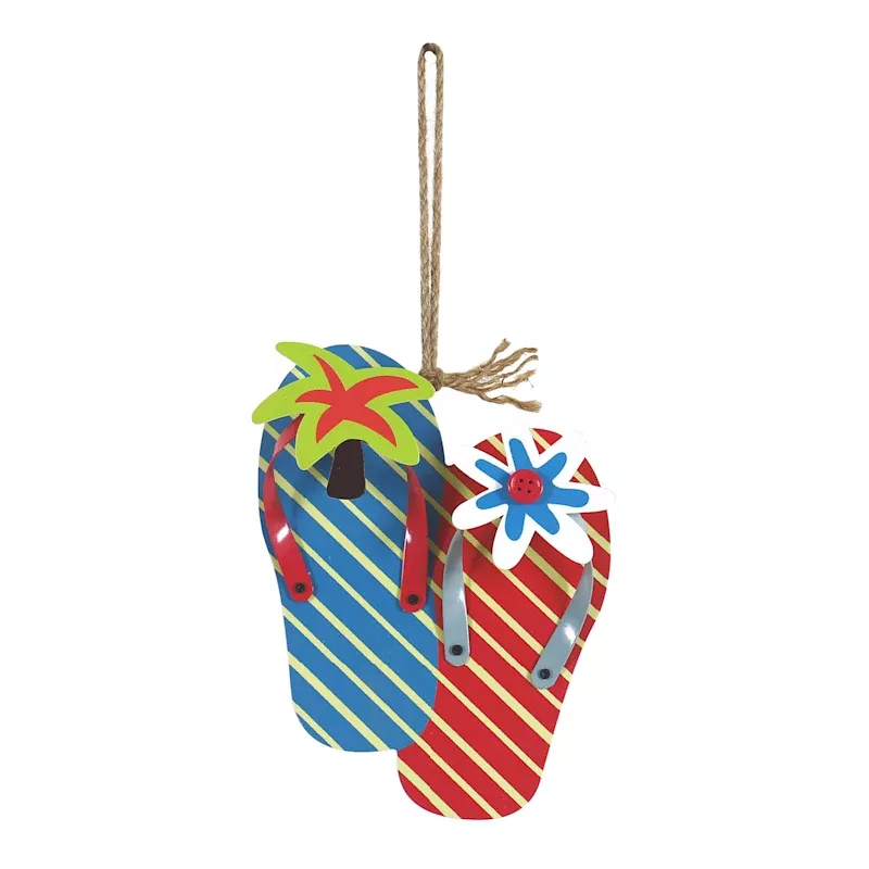 Flip Flops Outdoor Wall Decor, 6x8