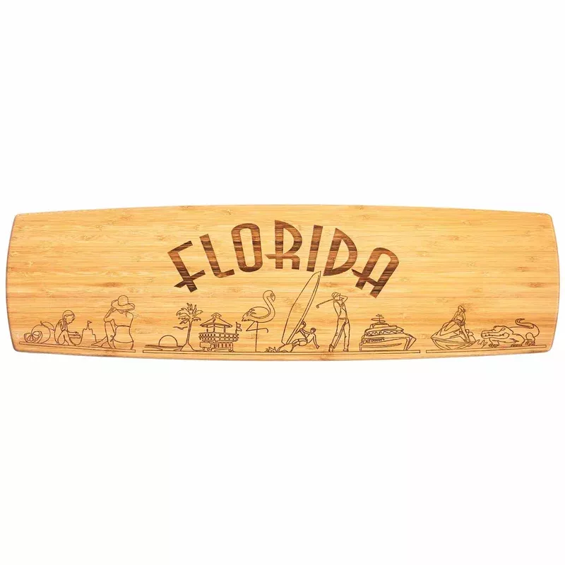 Florida Engraved XL Charcuterie Board 30″ x 8-1/2″