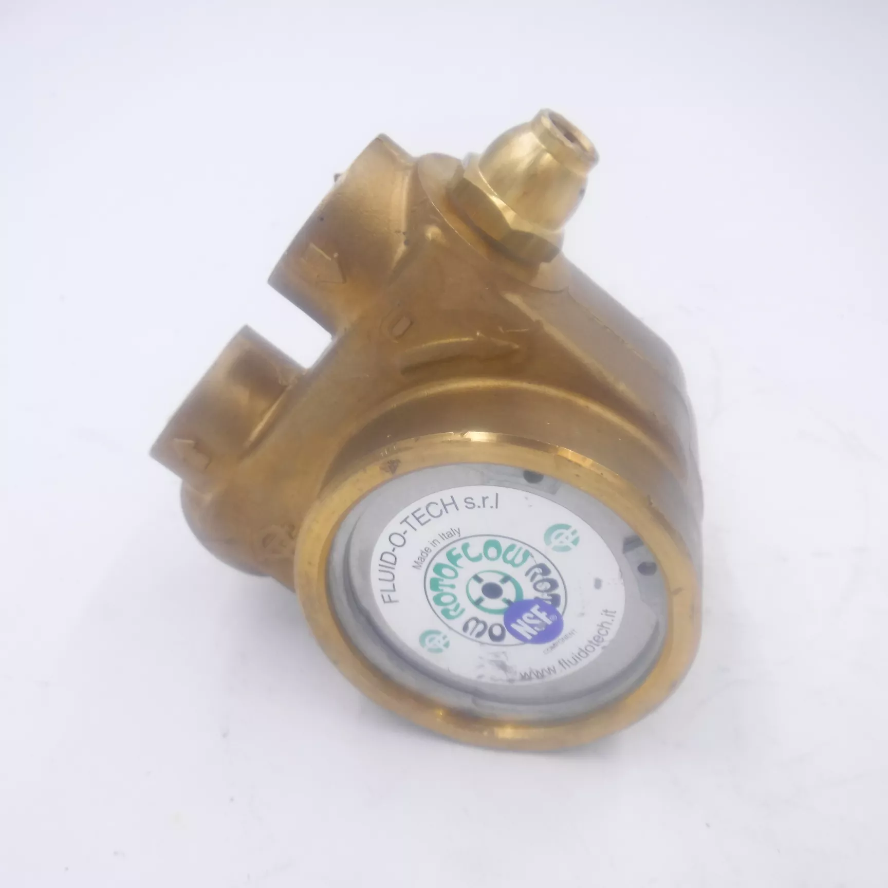 Fluid-o-Tech PB801 Brass Rotary Vane Pump 250 GPH 1/2″ FNPT