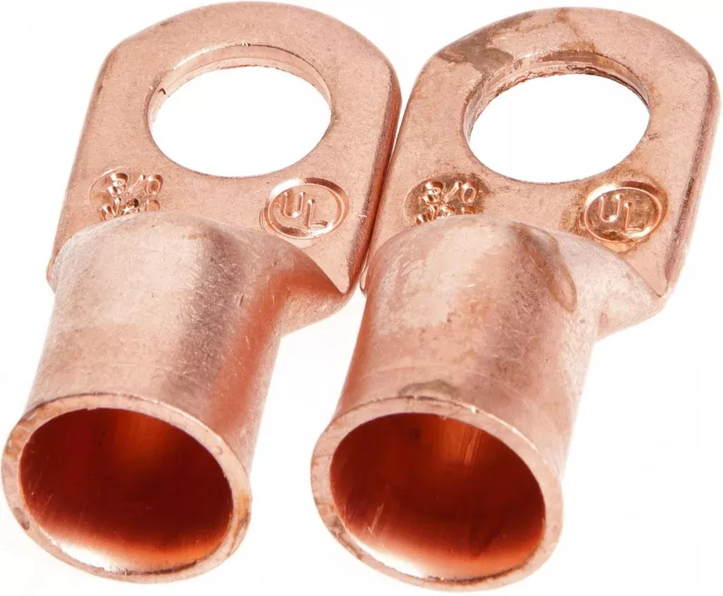 Forney 60100 Copper Cable Lugs, #30 Cable X 1/2", Pack of 2