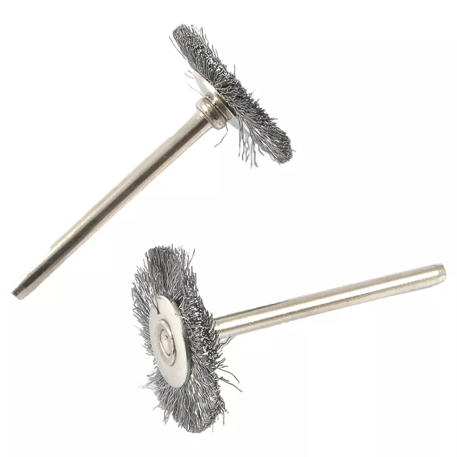 Forney Steel Wire Wheel Brush Set - 2 pcs