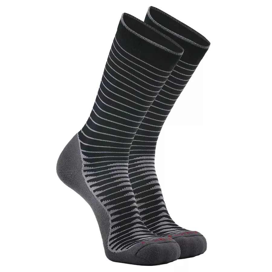 Fox River Men's Hiker Apex Stripe Crew Socks - Black