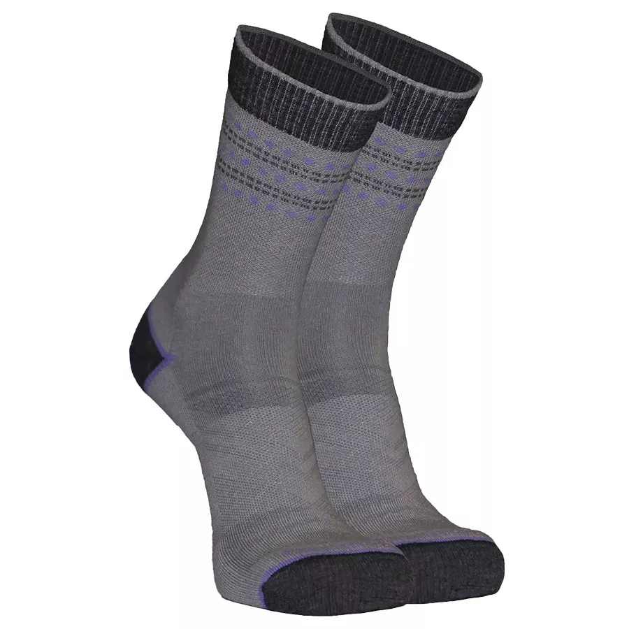 Fox River Women's Hiker Long Trail Lightweight Crew Socks - Grey
