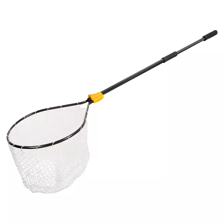 Frabill Conservation Series Telescoping Handle Fishing Net - Rubber Netting