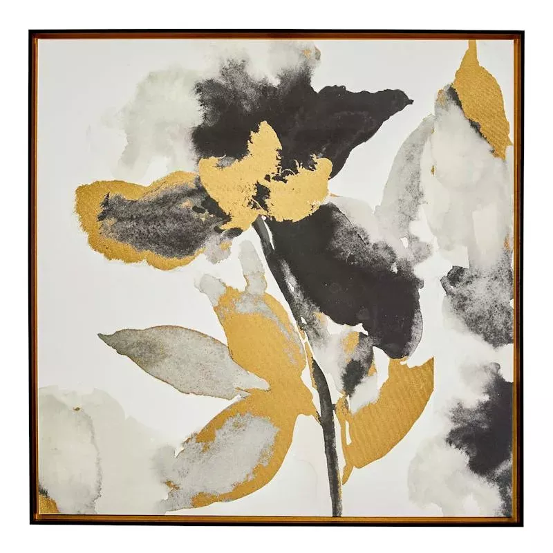 Framed Floral Canvas Wall Art, 31"