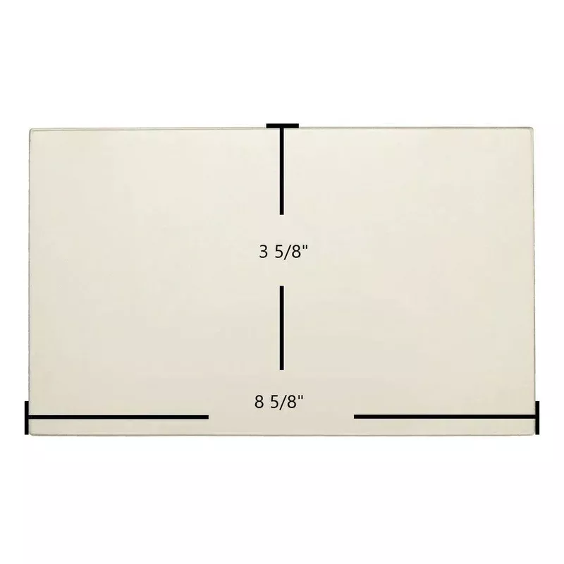 Franklin Ceramic Door Glass OEM Replacement (8 5/8″ x 3 5/8″) | Part #Franklin DD