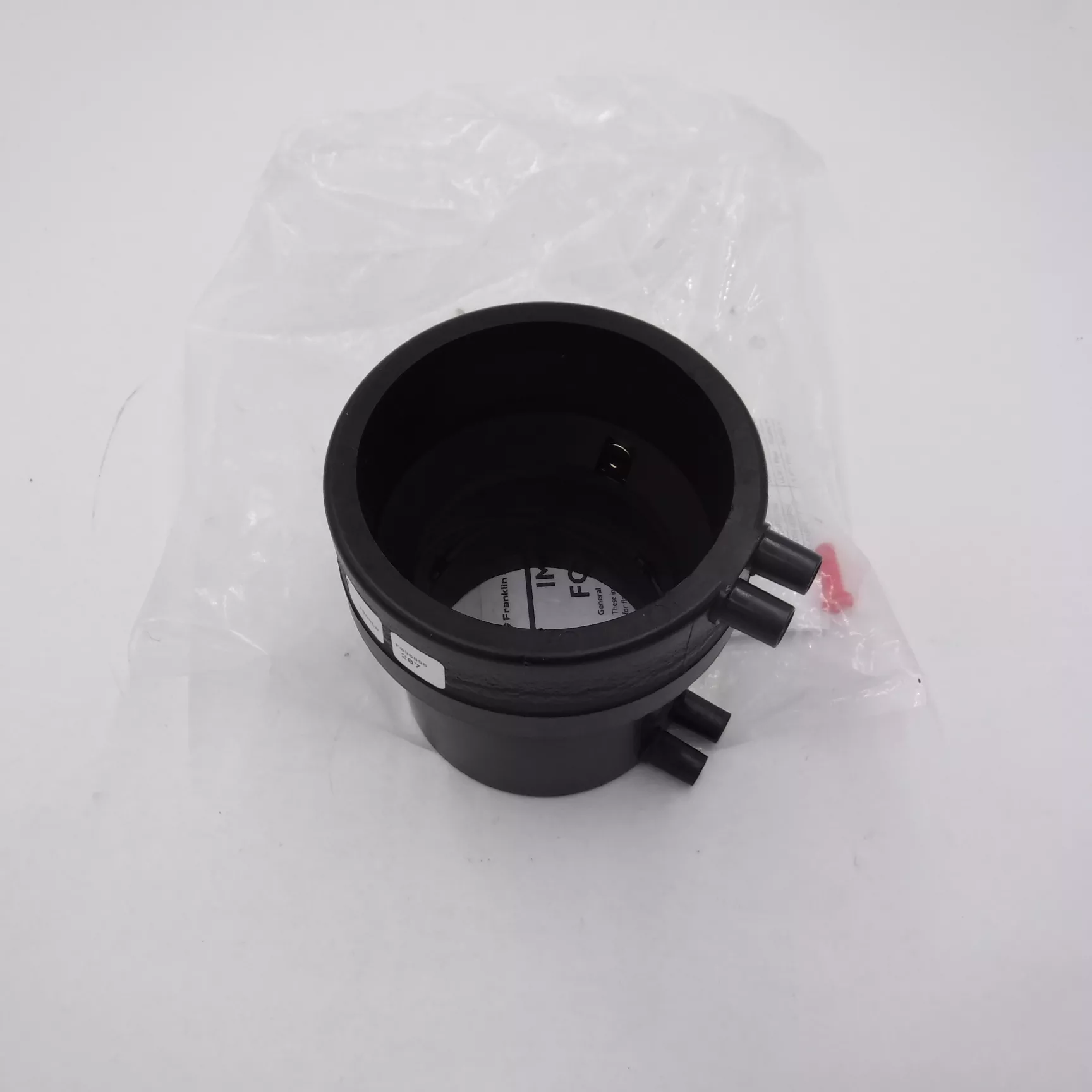 Franklin Fueling 110mm x90mm Secondary Electrofusion Reducer Fitting w/test Port