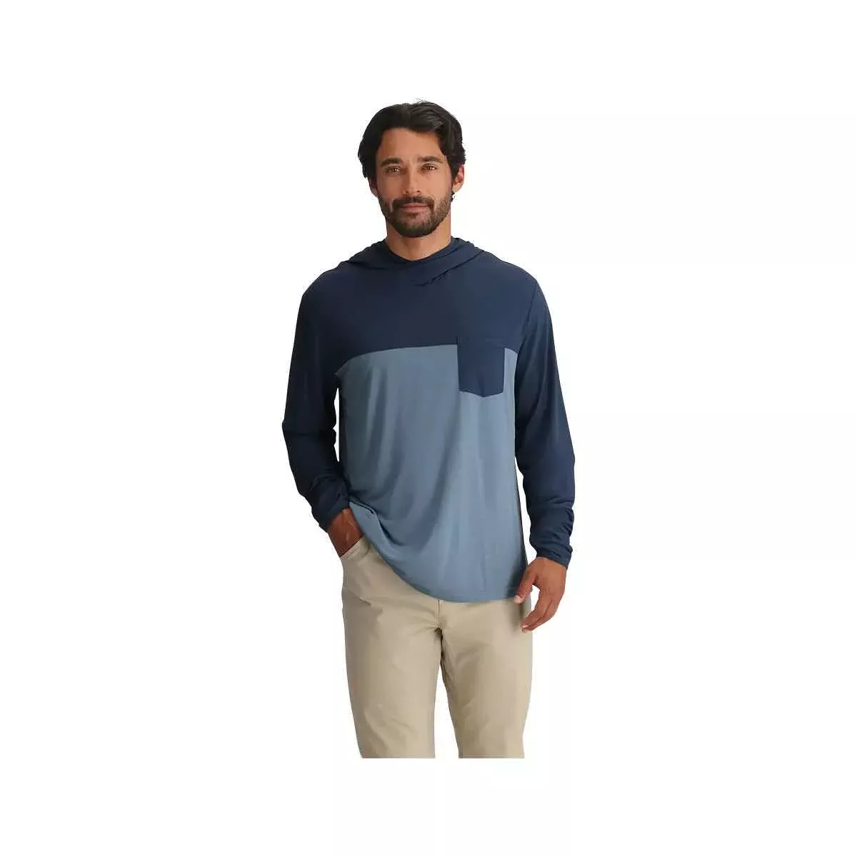 Free Fly Men's Bamboo Hybrid Sun Hoodie