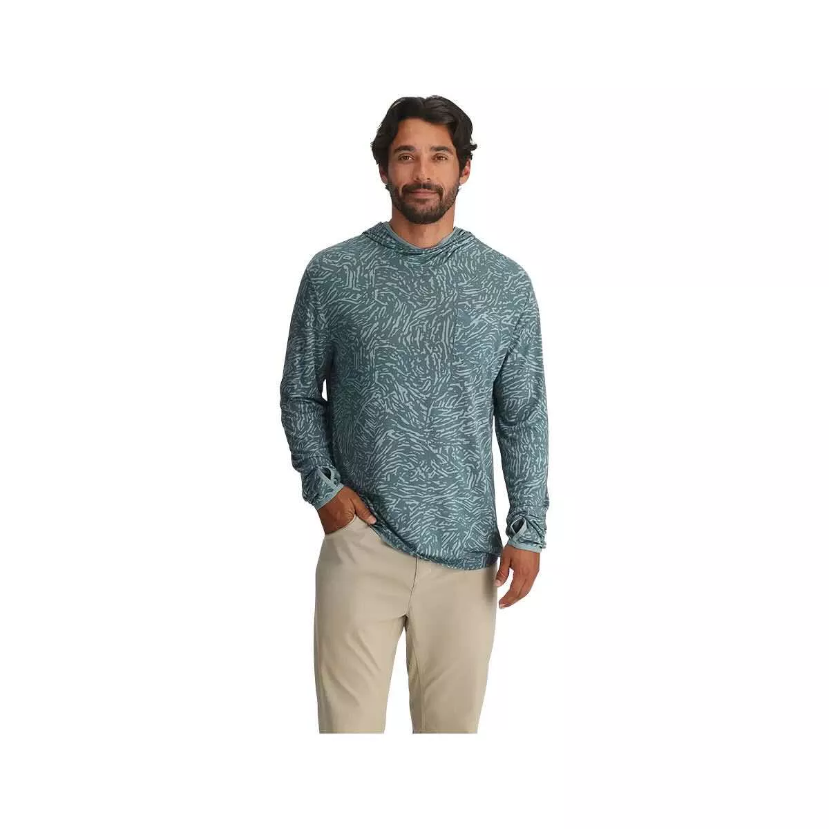 Free Fly Men's Bamboo Lightweight Sun Hoodie
