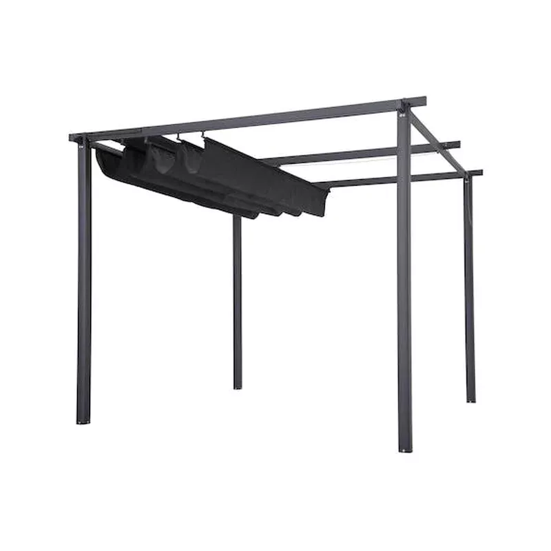 Freestanding Pergola with Retractable Canopy 3m x 4m