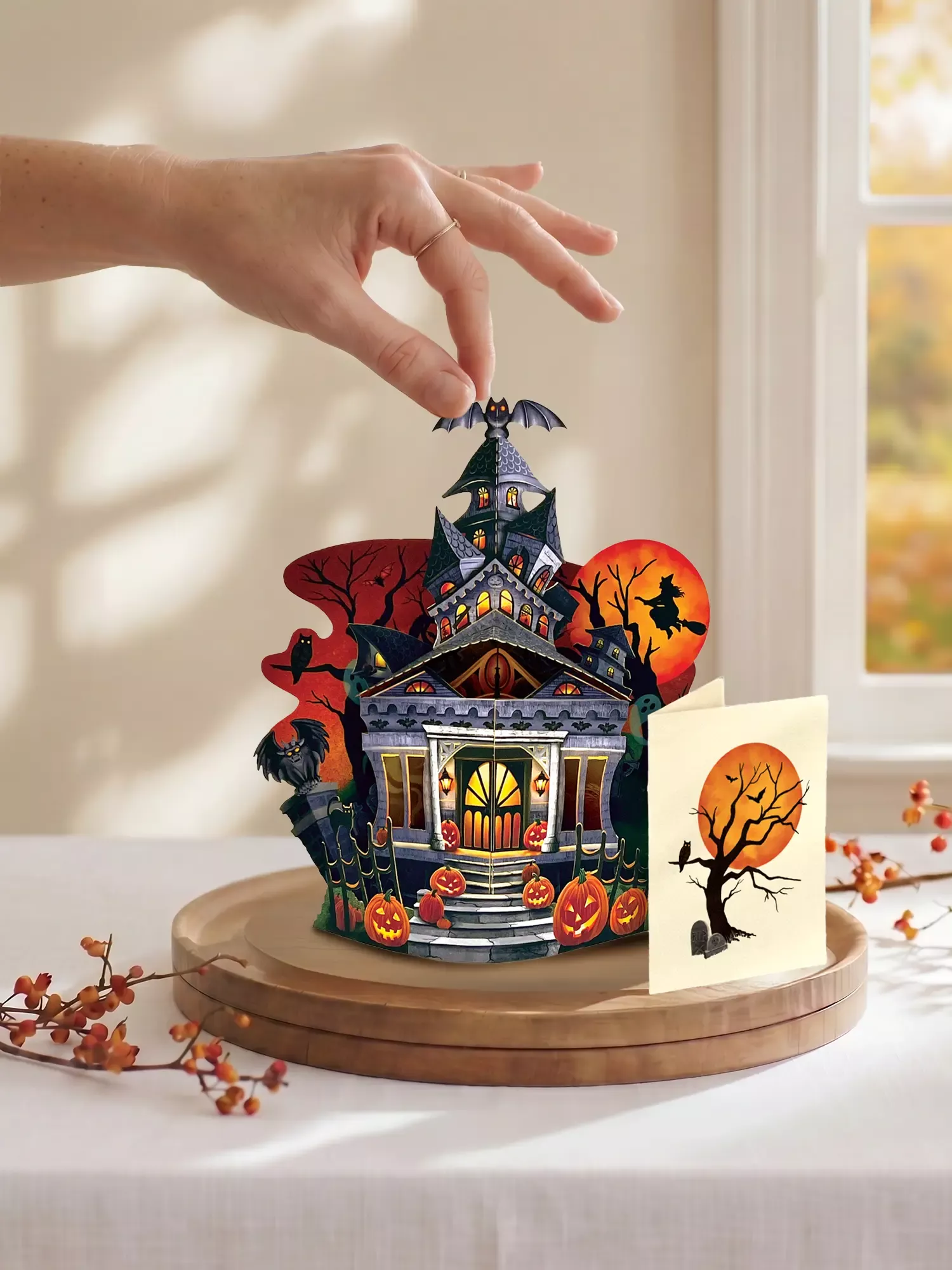 FreshCut Paper - Haunted House Mini Pop-Up Card
