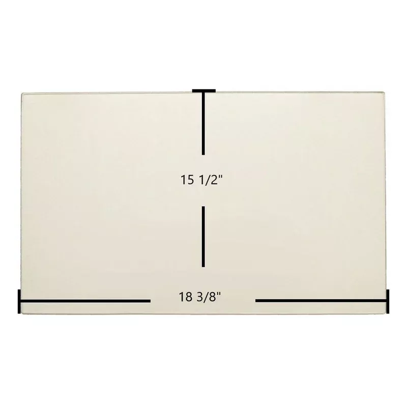 Fuego Fireplace Model A Ceramic Door Glass OEM Replacement (18 3/8″ x 15 1/2″) | Part #Fuego Fireplace A