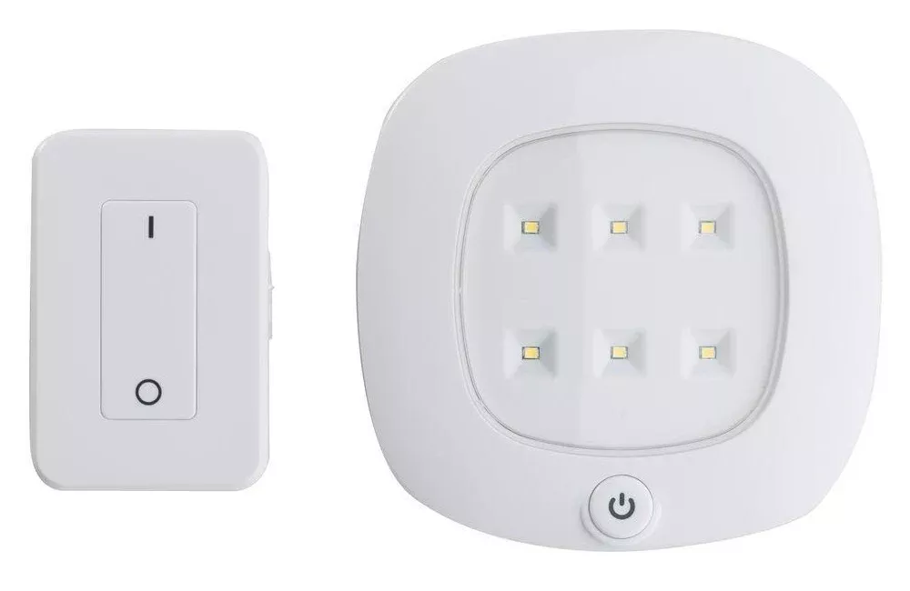 Fulcrum 30032-308 Wireless Remote Control LED Celling Light Set, White