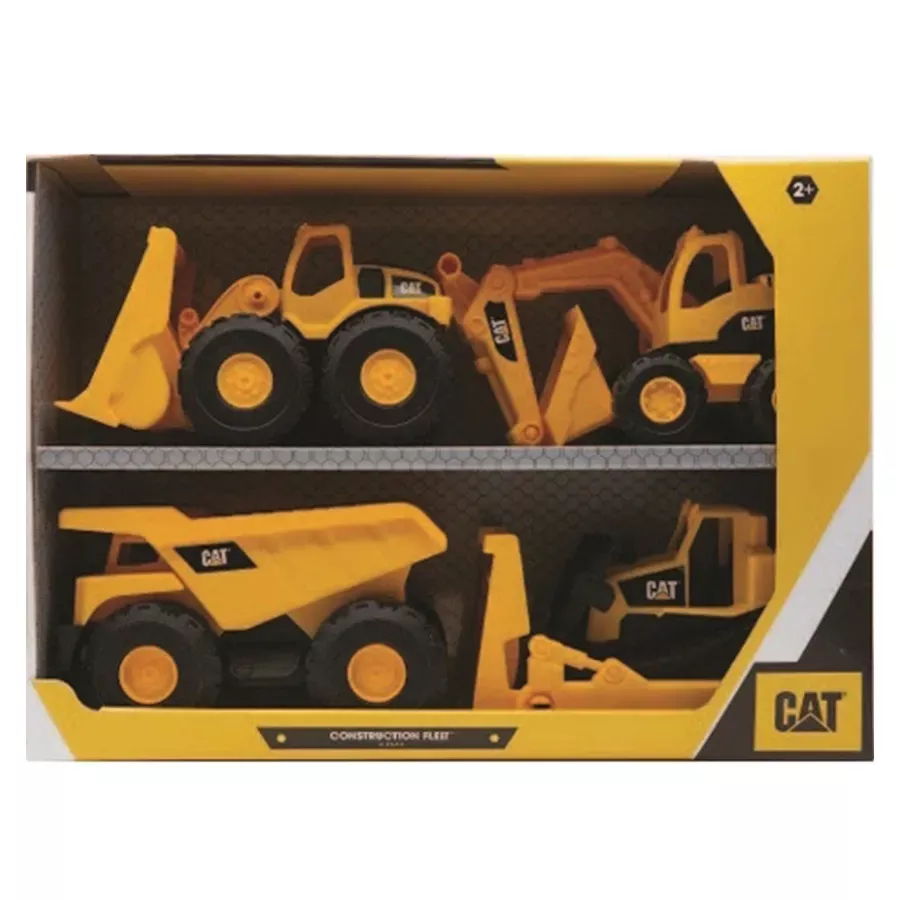 Funrise Cat Construction Fleet 4pk